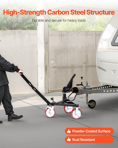 VEVOR Trailer Dolly 1587kg Tongue Weight Capacity 18 and 22 inch Height Adjustable 3500lbs