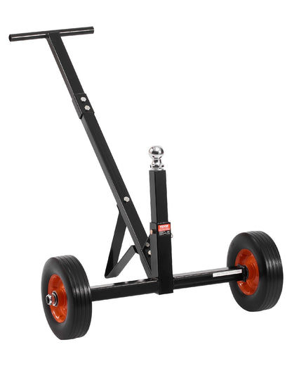 VEVOR 272kg Trailer Dolly 16.5 and 22 inAdjustable Height 1-7/8 in Ball Solid Tires 600lbs