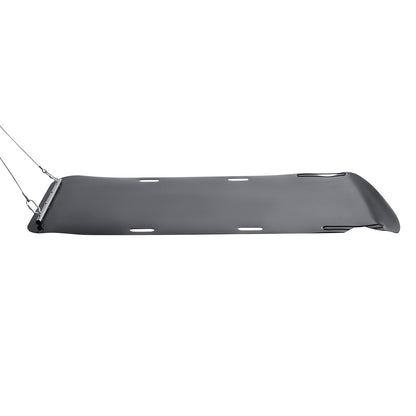 Yard Drag Sled, 230 x 117.5 cm, 680 kg Heavy Duty Utility Sled, HDPE Drag Glider with Ropes & Pull Cables, Hand & Vehicle Use Game Hauler for Firewood Ice Fishing, Compatible with ATVs UTVs Tractors