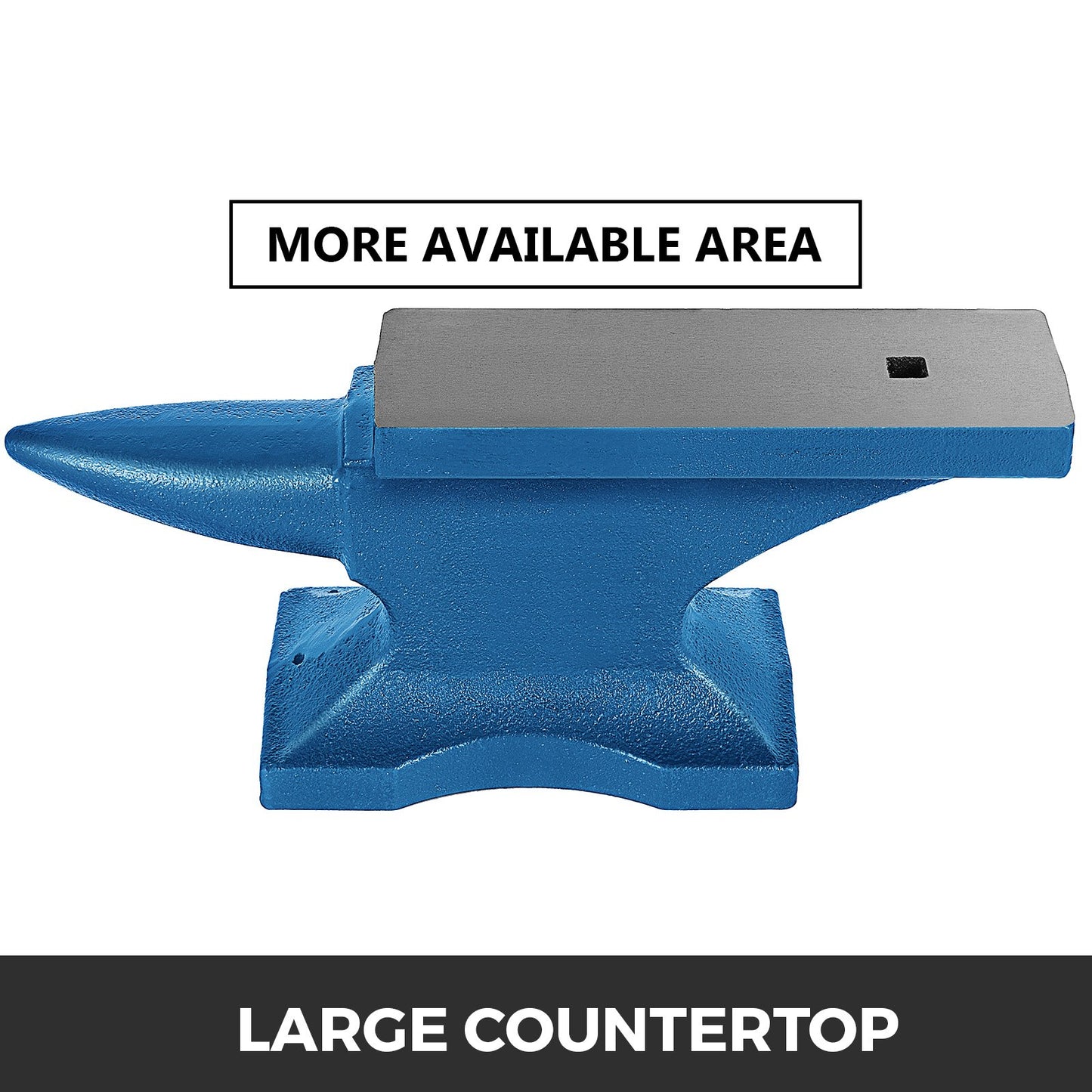 VEVOR Single Horn Anvil 44Lbs Cast Iron Anvil Blacksmith for Sale Forge Tools and
