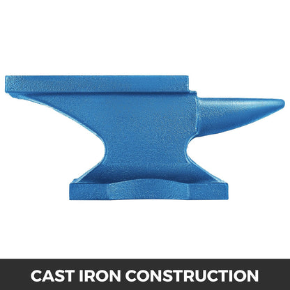 50 kg Cast Iron Single Horn Anvil for Blacksmithing & Metalwork