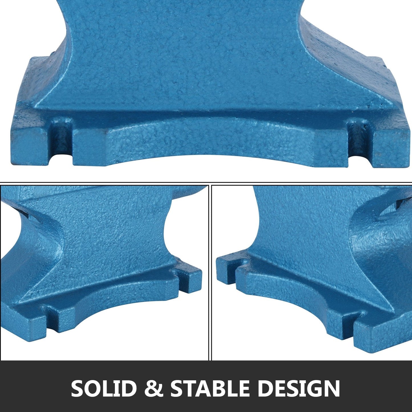 Cast Iron Blacksmith Anvil with Square Hole, 45 kg, 44 cm Length