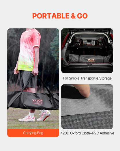 Portable 3.6x1.8m Soccer Goal for Kids with Carry Bag - Easy Setup & Durable