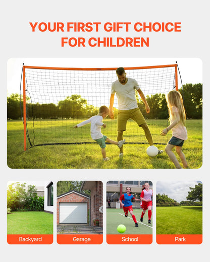Portable 3.6x1.8m Soccer Goal for Kids with Carry Bag - Easy Setup & Durable