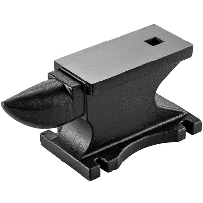 Blacksmith Cast Iron Anvil, 25kg with 2.4cm Square Hole and Horn Design
