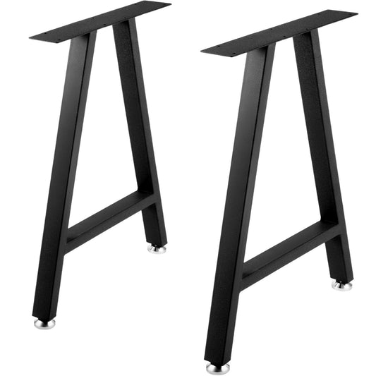 VEVOR Metal Table Legs 28 x 17.7 inch A-Shaped Desk Legs Set of 2 Heavy Duty Bench