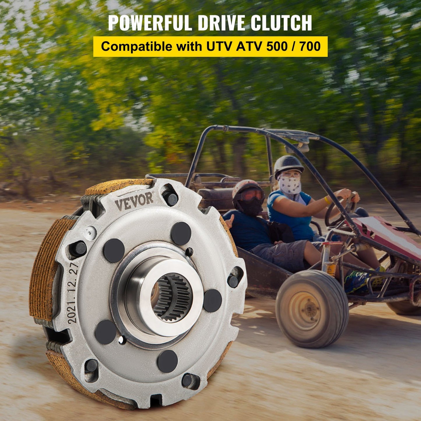 VEVOR Wet Clutch Kits Assembly compatible with UTV ATV 500 700 MSU-500 MSU-700 Massimo