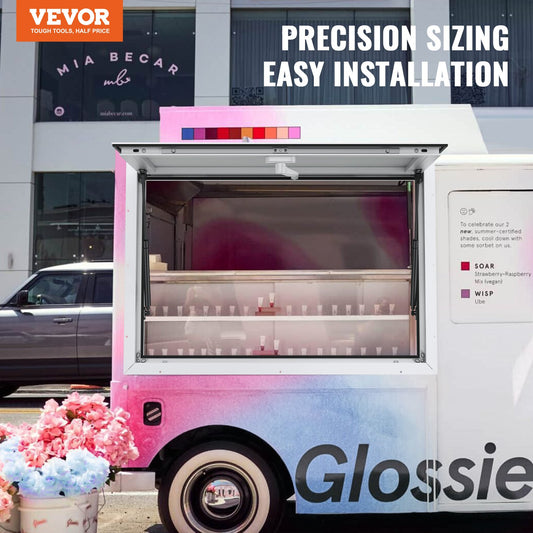 VEVOR 36"L x 24"W Concession Stand Serving Window Food Truck Service Awning