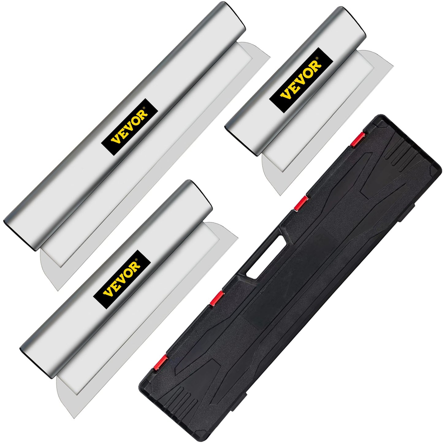 VEVOR Drywall Skimming Blade Set,10"+16" +24" Blades,European Stainless Steel Construction