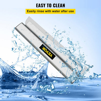 24" Skimming Blade, Stainless Steel, Ergonomic Grip, for Drywall/Wall-Board