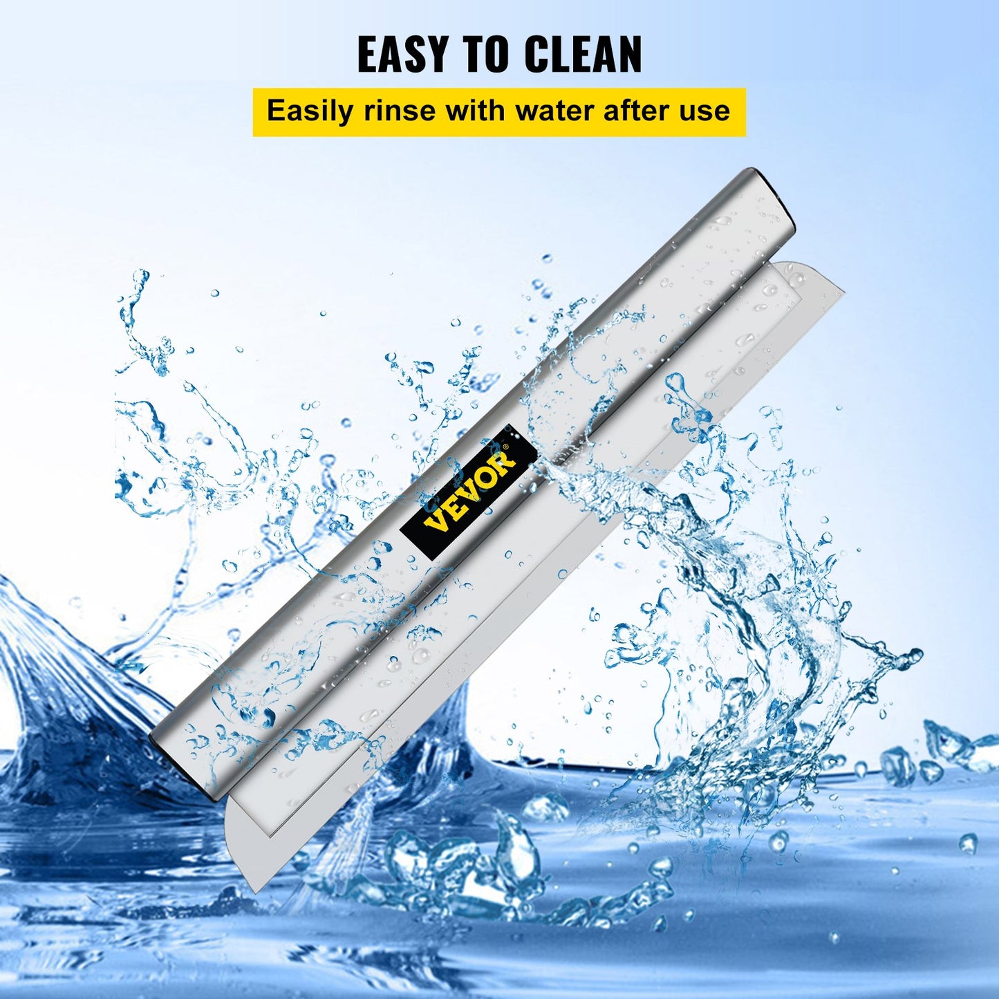 VEVOR Skimming Blade,40 inch Smoothing Knife, European Stainless Steel Construction