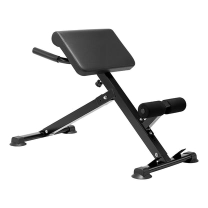 Roman Chair Hyperextension Bench, 250 lbs Adjustable & Foldable Extension Machine, Multi-Function Exercise Equipment for Glute, Hamstring, Back, and Ab Workout, Fitness Weight Bench for Home Gym