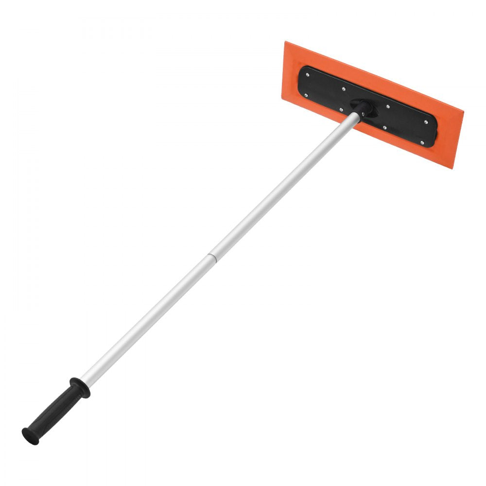  Snow Roof Rake, 1.2m Long Reach Car Roof Snow Scraper, 45cm Foam Blade for No Scratches, Non-Slip Handle, Lightweight Snows Removal Tool for Vehicle Garage Rooftop Leaves Debris Clearing