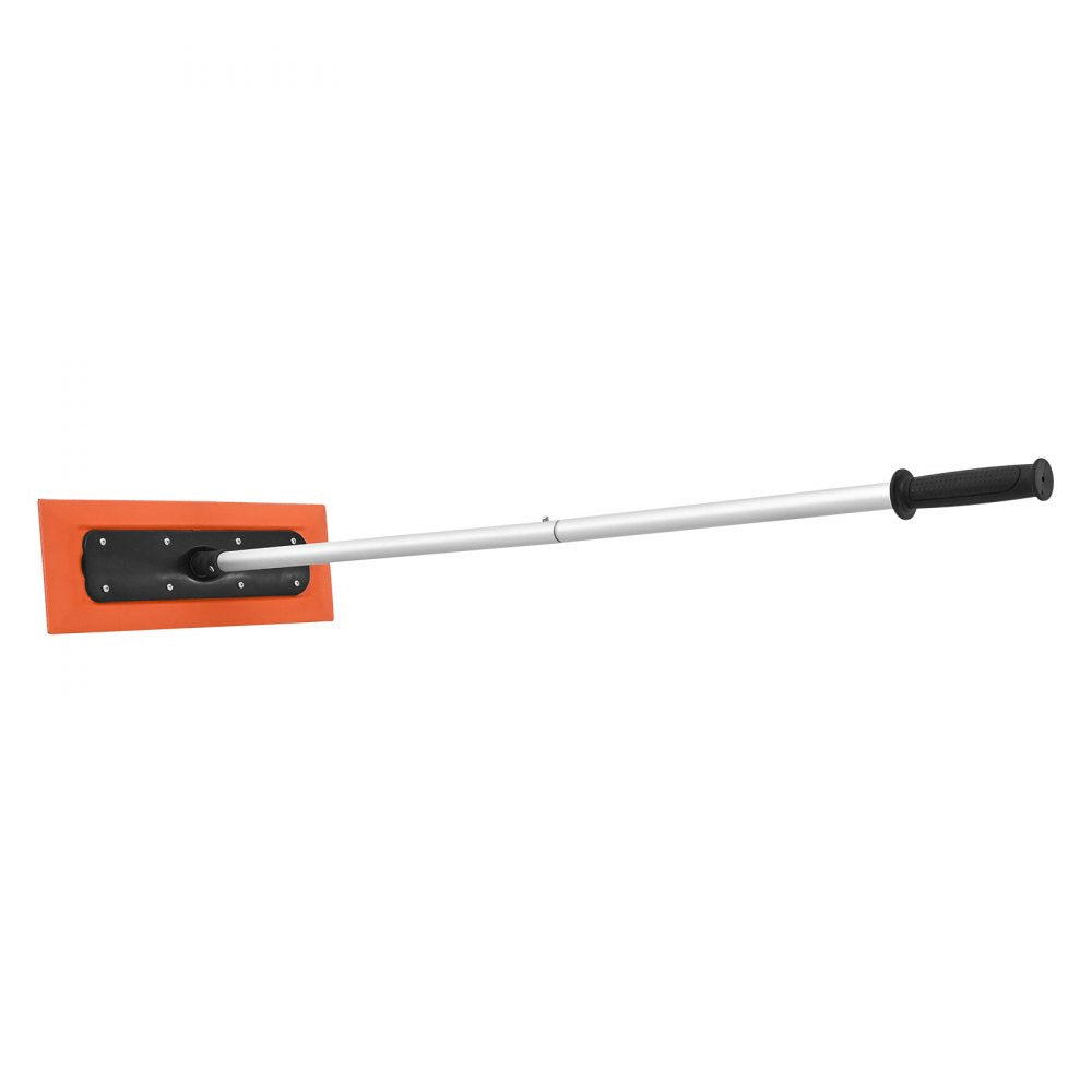  Snow Roof Rake, 1.2m Long Reach Car Roof Snow Scraper, 45cm Foam Blade for No Scratches, Non-Slip Handle, Lightweight Snows Removal Tool for Vehicle Garage Rooftop Leaves Debris Clearing
