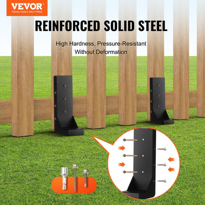Fence Post Anchor Repair Kit 4 Pack, Fits 89mm Posts, Easy Installation