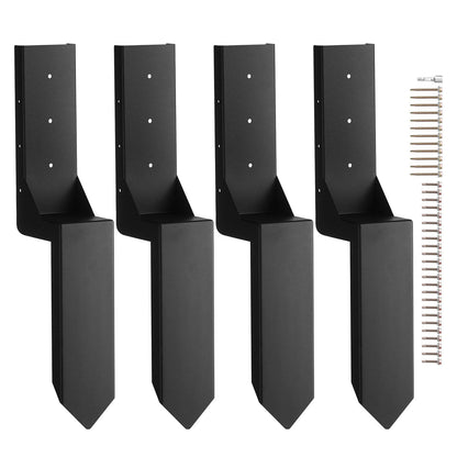 Fence Post Anchor Repair Kit 4 Pack, Fits 89mm Posts, Easy Installation