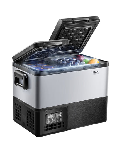 VEVOR Portable Car Refrigerator Freezer Compressor 35L Dual Zone for Car Home