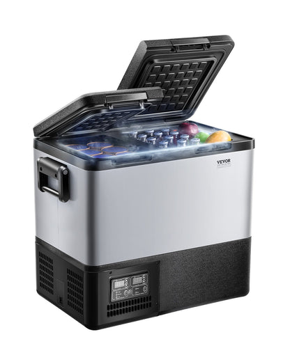 VEVOR Portable Car Refrigerator Freezer Compressor 45L Dual Zone for Car Home