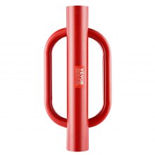 Heavy-Duty Steel Fence Post Driver with 0.1 m Diameter and Large Handles