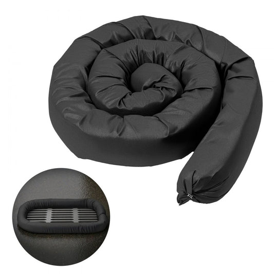 Sediment Filter Sock, 4Pcs Erosion Control Socks Dia.127 mm x 3048 mm L Coverage, Polypropylene Filler, Flexible & Efficient Silt Fence Socks for Storm-Water Management, Drainage Protection