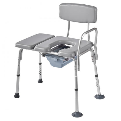 4-in-1 Bedside Commode Chair Raised Toilet Seat 227 kg Adjustable Height