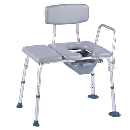 4-in-1 Bedside Commode Chair Raised Toilet Seat 227 kg Adjustable Height