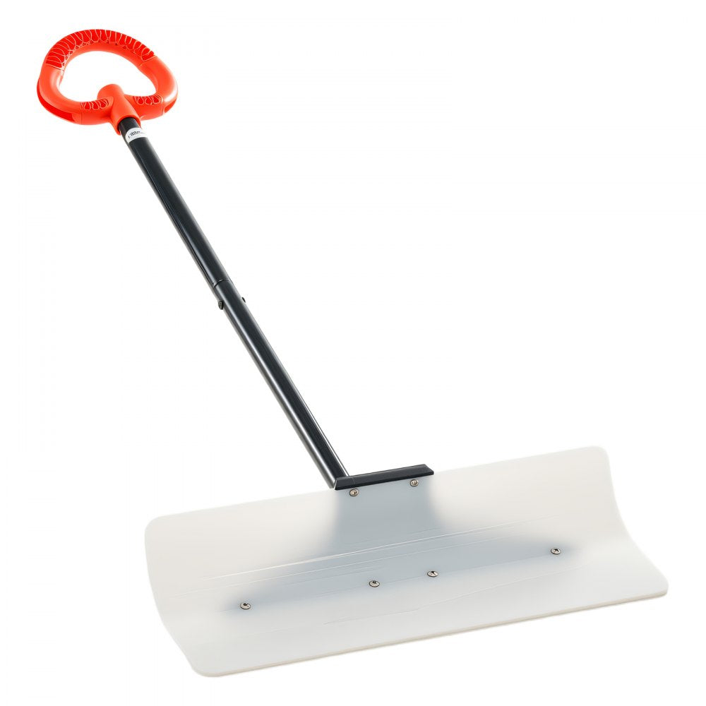 Plastic Snow Pusher Shovel 61 cm Heavy Duty Winter Snow Plow for Driveway