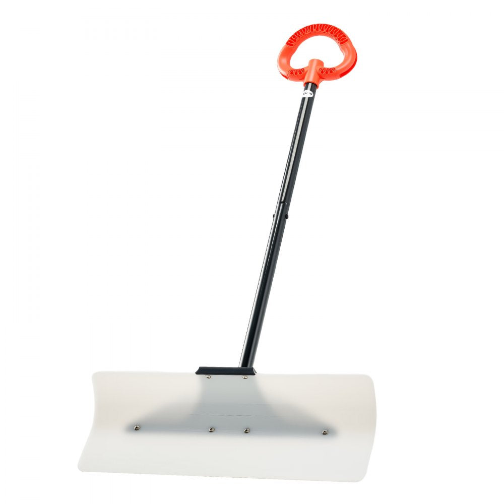 Plastic Snow Pusher Shovel 61 cm Heavy Duty Winter Snow Plow for Driveway