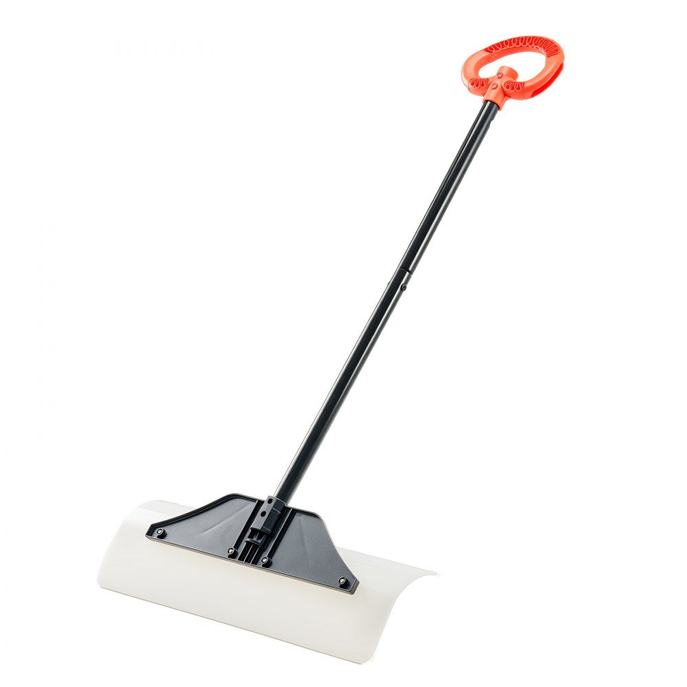 Plastic Snow Pusher Shovel 61 cm Heavy Duty Winter Snow Plow for Driveway