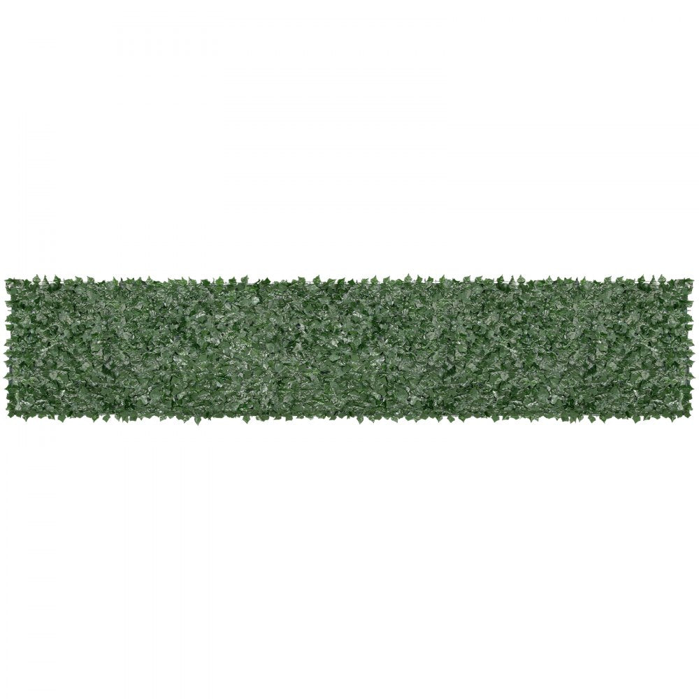 VEVOR Ivy Privacy Fence, 39 x 198in Artificial Green Wall Screen, Greenery Ivy Fence with Mesh Cloth Backing and Strengthened Joint, Faux Hedges Vine Leaf Decoration for Outdoor Garden, Yard, Balcony