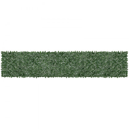 VEVOR Ivy Privacy Fence, 39 x 198in Artificial Green Wall Screen, Greenery Ivy Fence with Mesh Cloth Backing and Strengthened Joint, Faux Hedges Vine Leaf Decoration for Outdoor Garden, Yard, Balcony