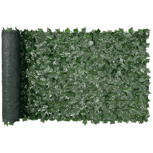 VEVOR Ivy Privacy Fence,  39"x98"  Artificial Green Wall Screen, Greenery Ivy Fence