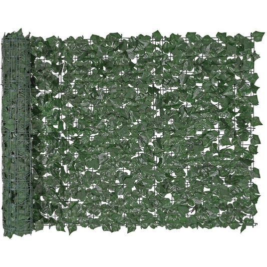 VEVOR Ivy Privacy Fence, 39 x 98 in Artificial Green Wall Screen, Greenery Ivy Fence