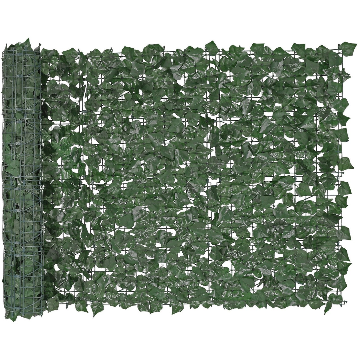 Artificial Ivy Privacy Fence, 1 x 2.5 m Green Wall Screen for Outdoor Decor