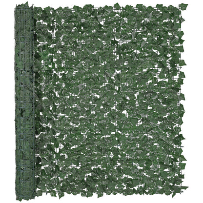 VEVOR Ivy Privacy Fence, 59"x98" Artificial Green Wall Screen, Greenery Ivy Fence