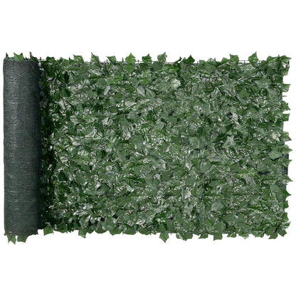 Artificial Green Ivy Privacy Fence, 0.99 x 2.49 m, Outdoor Garden Screen