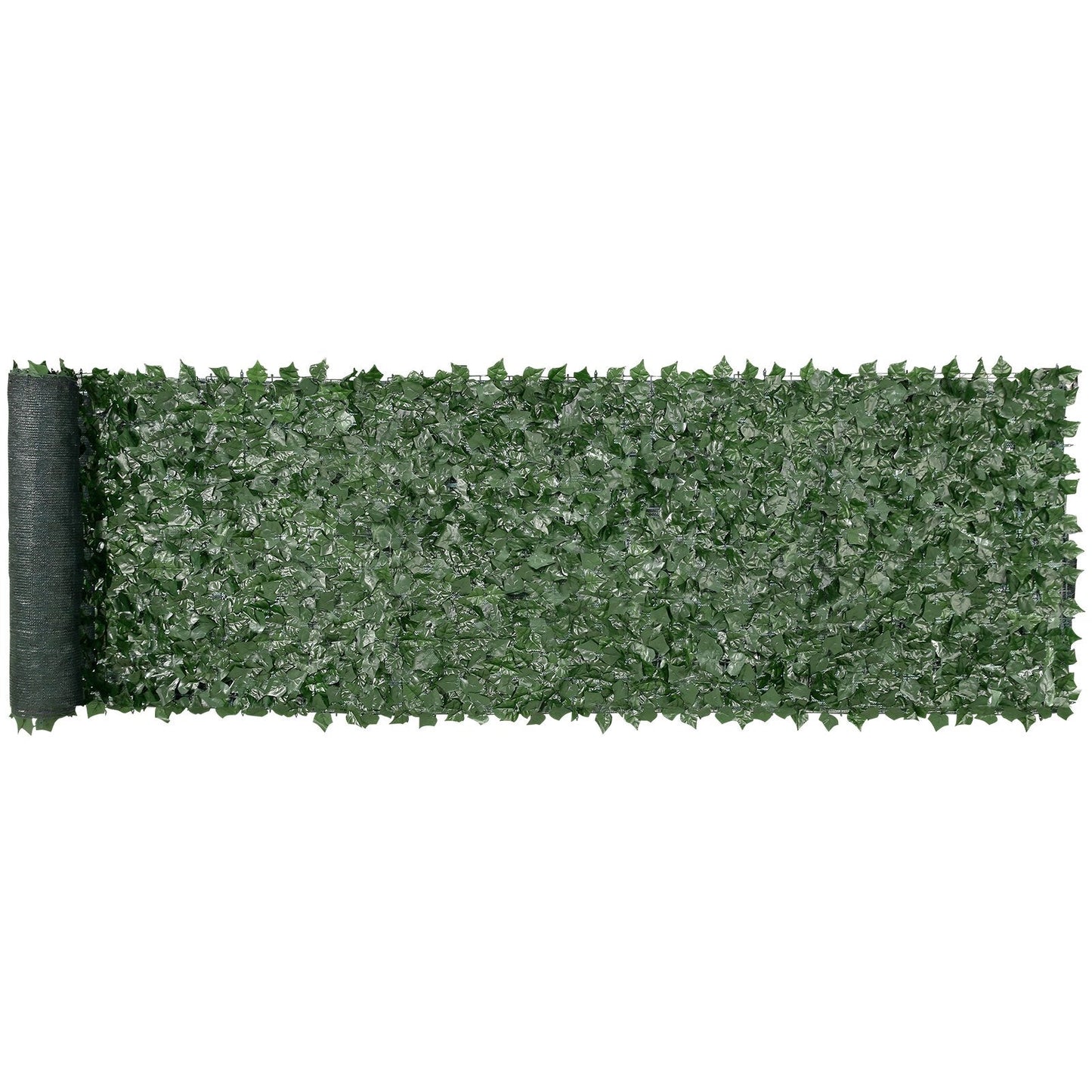 Artificial Ivy Privacy Screen, 1 x 4m Green Wall for Garden or Balcony Decor