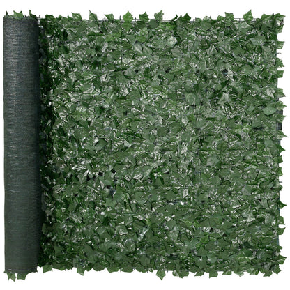 VEVOR Ivy Privacy Fence, 59 x 98 in Artificial Green Wall Screen, Greenery Ivy Fence
