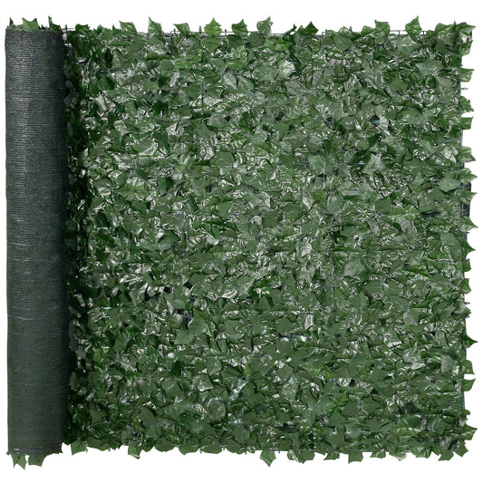 VEVOR Ivy Privacy Fence, 59 x 98 in Artificial Green Wall Screen, Greenery Ivy Fence