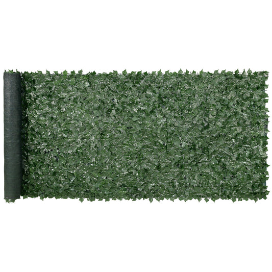 VEVOR Ivy Privacy Fence, 59 x 158in Artificial Green Wall Screen, Greenery Ivy Fence