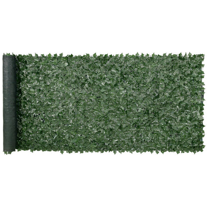 Artificial Ivy Privacy Screen, 1.5 x 4m, Faux Greenery for Garden & Balcony
