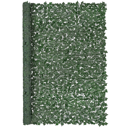Artificial Ivy Privacy Screen 2.44 x 1.83 m for Garden, Patio, Balcony Decor