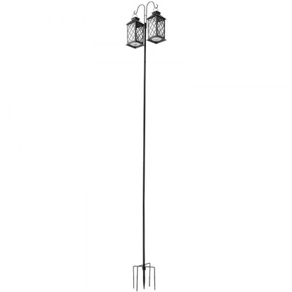 VEVOR Double Shepherds Hook 8 Pack 2730mm Heavy Duty Bird Feeder Pole