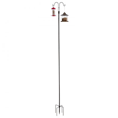 VEVOR Double Shepherds Hook 8 Pack 2730mm Heavy Duty Bird Feeder Pole