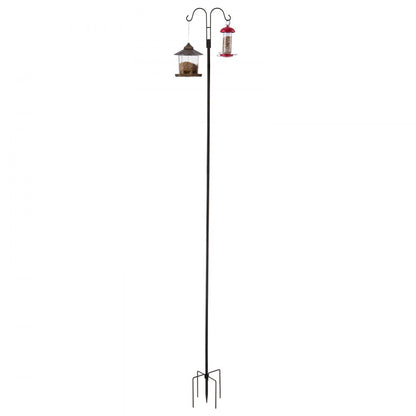 VEVOR Double Shepherds Hook 8 Pack 2730mm Heavy Duty Bird Feeder Pole
