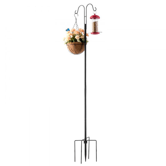 VEVOR Double Shepherds Hook 8 Pack 1560mm Heavy Duty Bird Feeder Pole