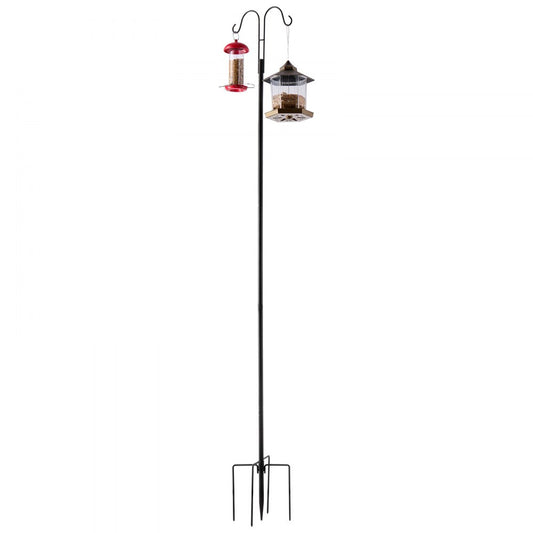VEVOR Double Shepherds Hook 8 Pack 1950mm Heavy Duty Bird Feeder Pole