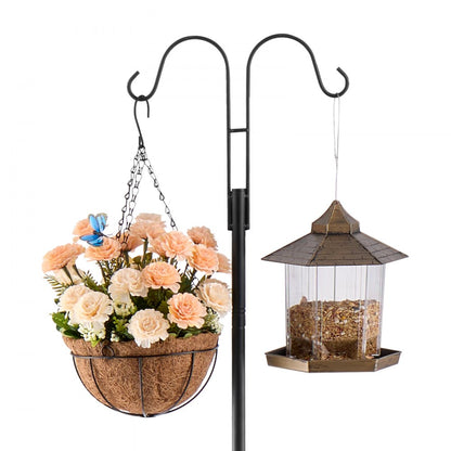 VEVOR Double Shepherds Hook 8 Pack 1950mm Heavy Duty Bird Feeder Pole