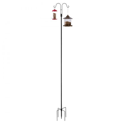 VEVOR Double Shepherds Hook 8 Pack 2345mm Heavy Duty Bird Feeder Pole