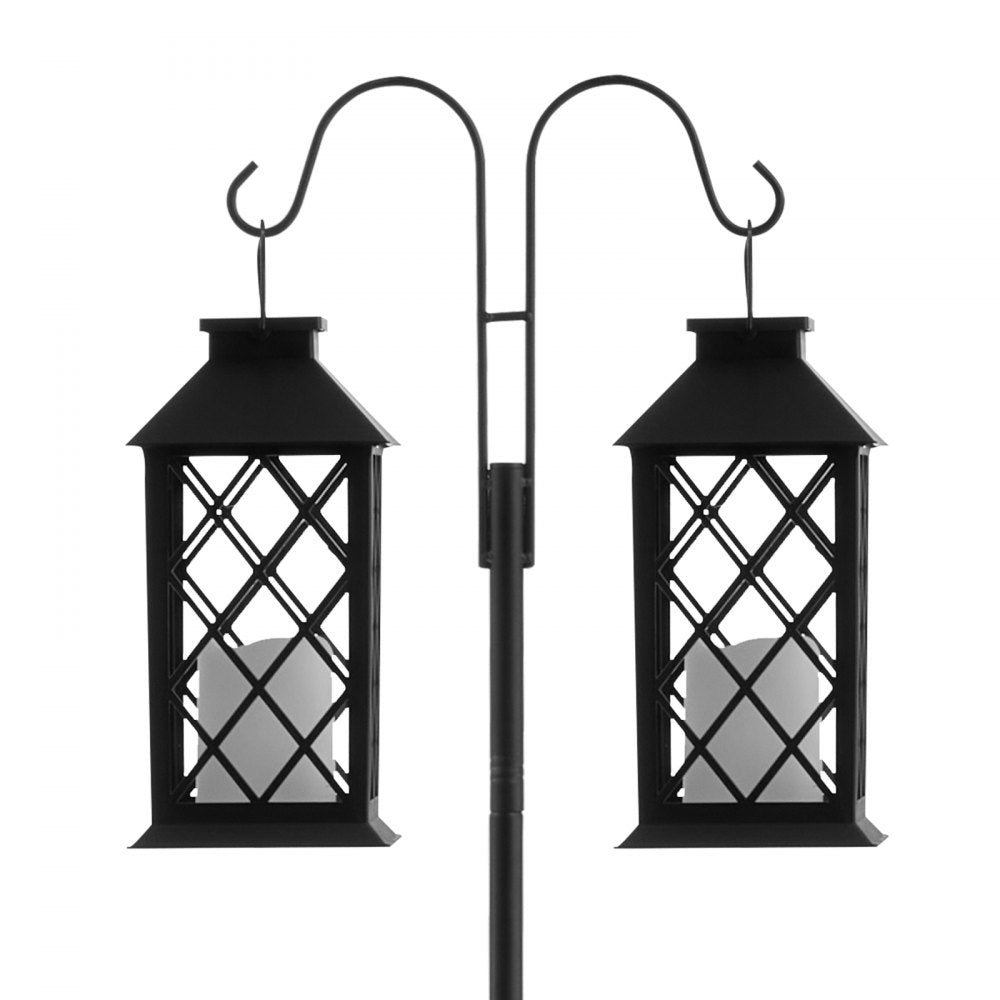 VEVOR Double Shepherds Hook 8 Pack 2345mm Heavy Duty Bird Feeder Pole